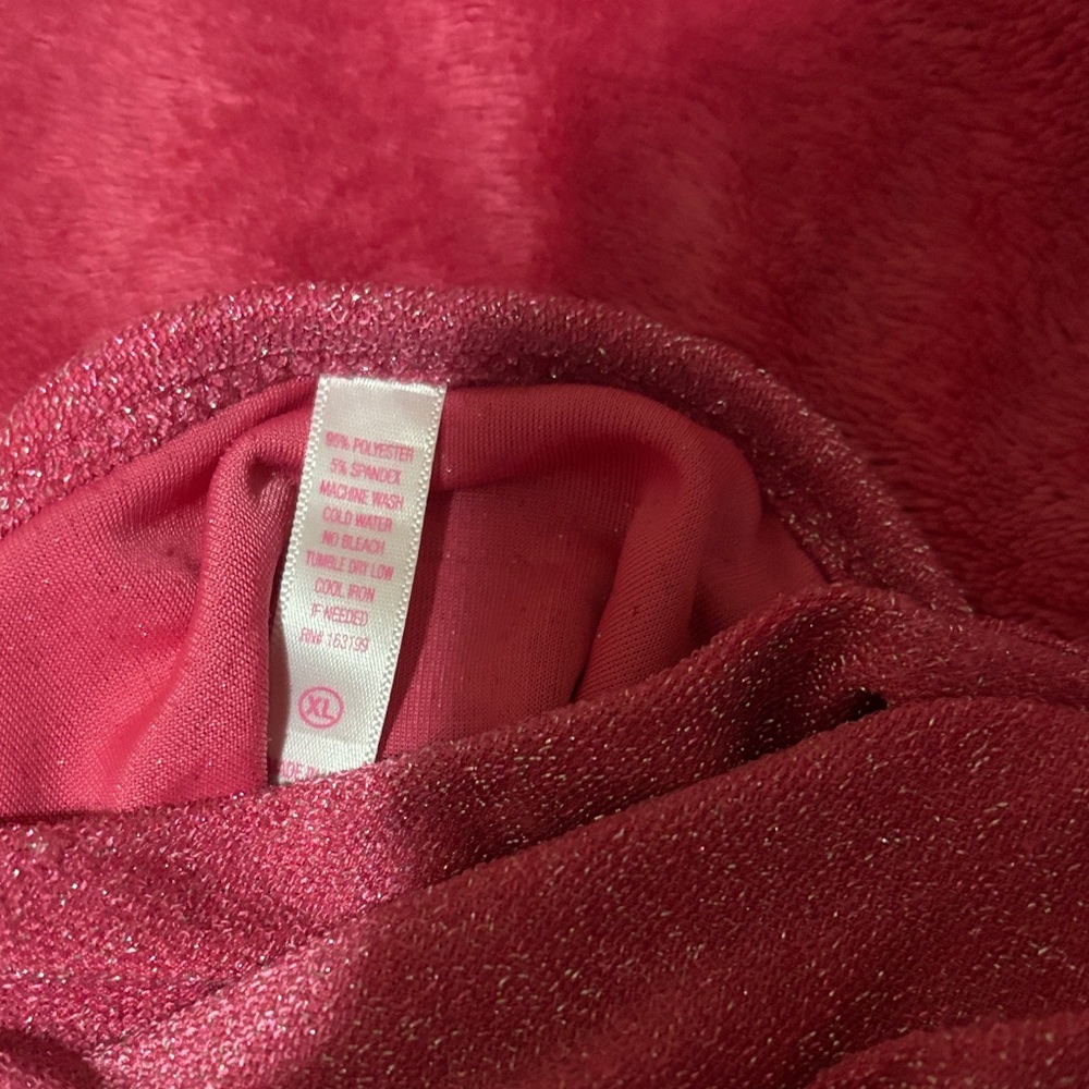 Pink sparkle long tank top or dress? - Picture 3 of 3